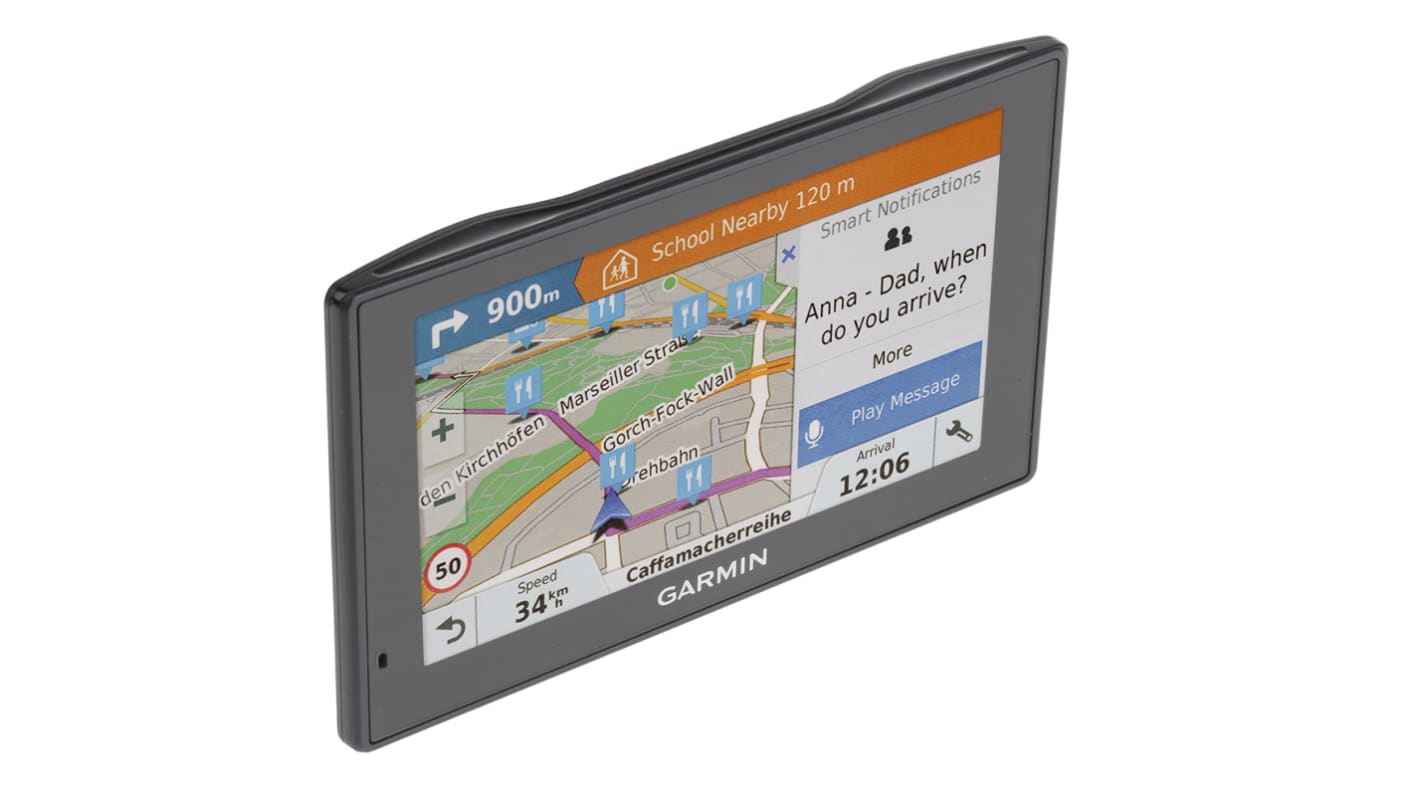 GPS Garmin DriveSmart 51 LMT-S, Appels mains libres Bluethooth, Cartes UK