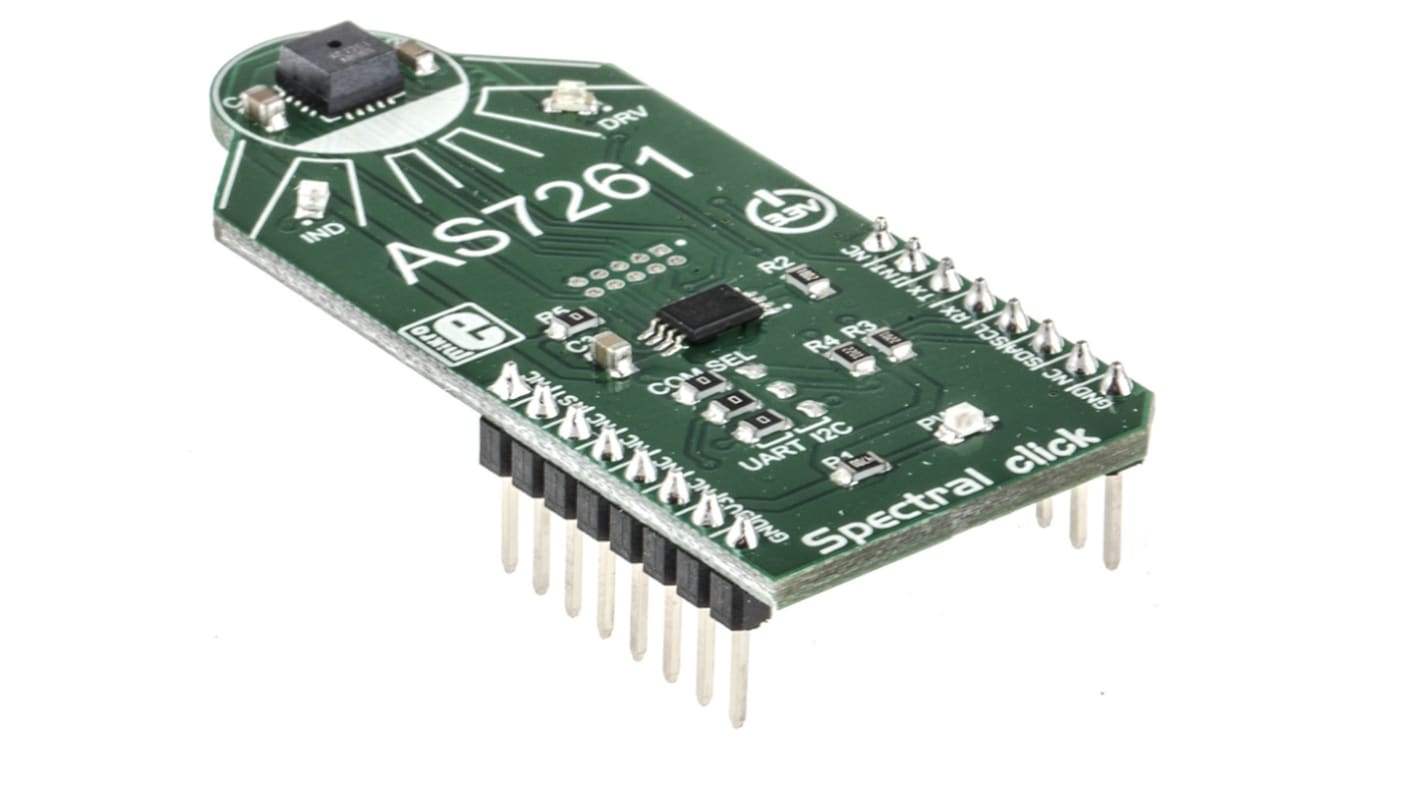 MikroElektronika AS7261, AT25SF041 Spectral click Entwicklungskit für LED-Treiber