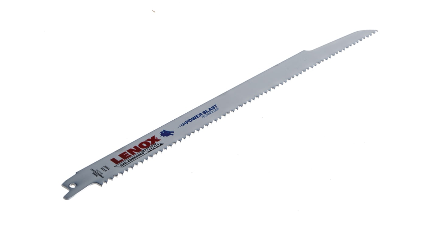Lenox, 6 Teeth Per Inch 305mm Cutting Length Reciprocating Saw Blade, Pack of 5