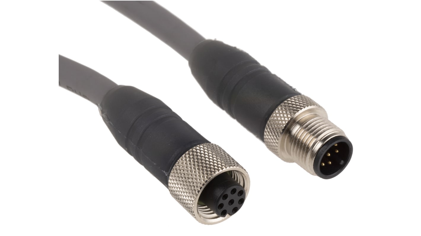 Cable de conexión Alpha Wire, long. 3m, 300 V ac, 2.2 A, IP67, IP68