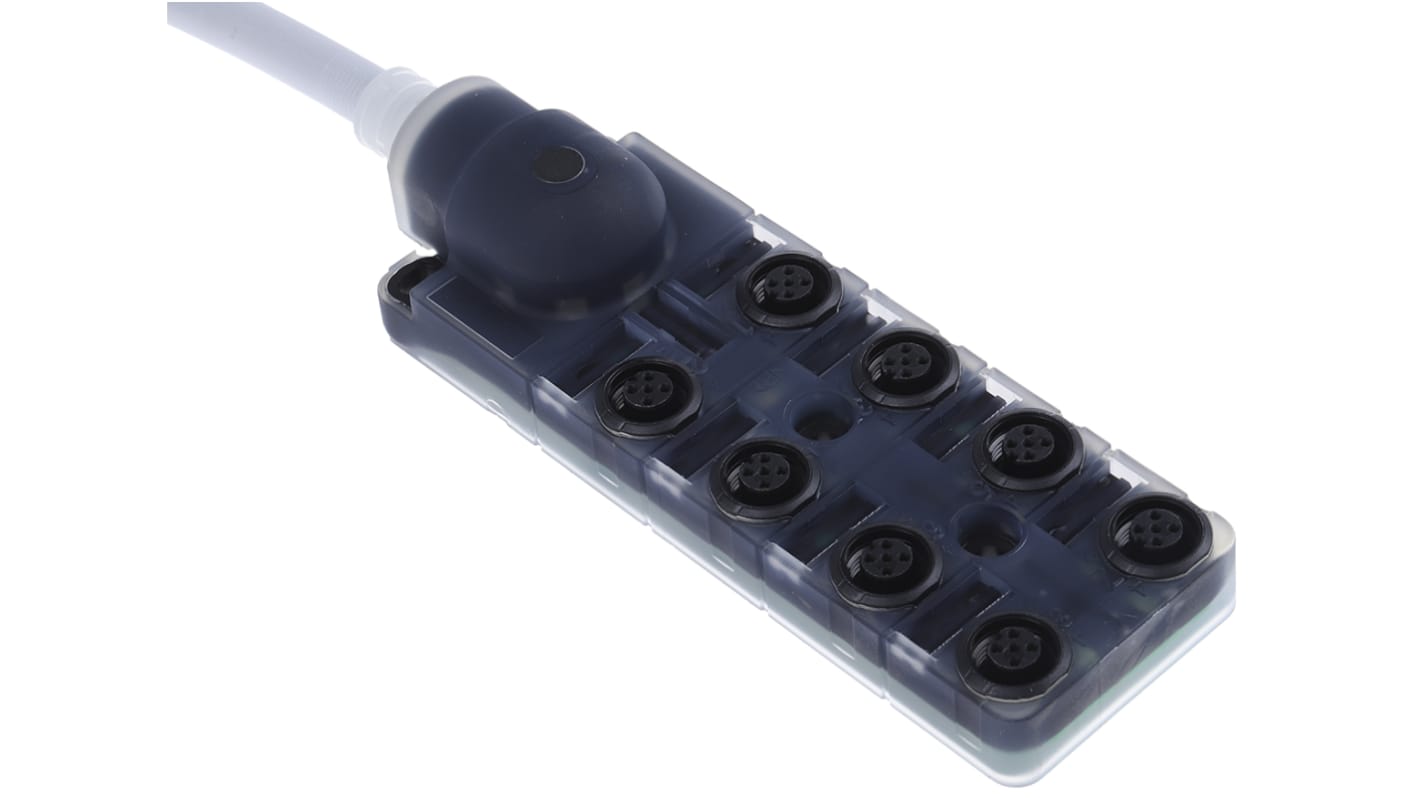 Scatola sensore RS PRO, 8 porte, connettore M12