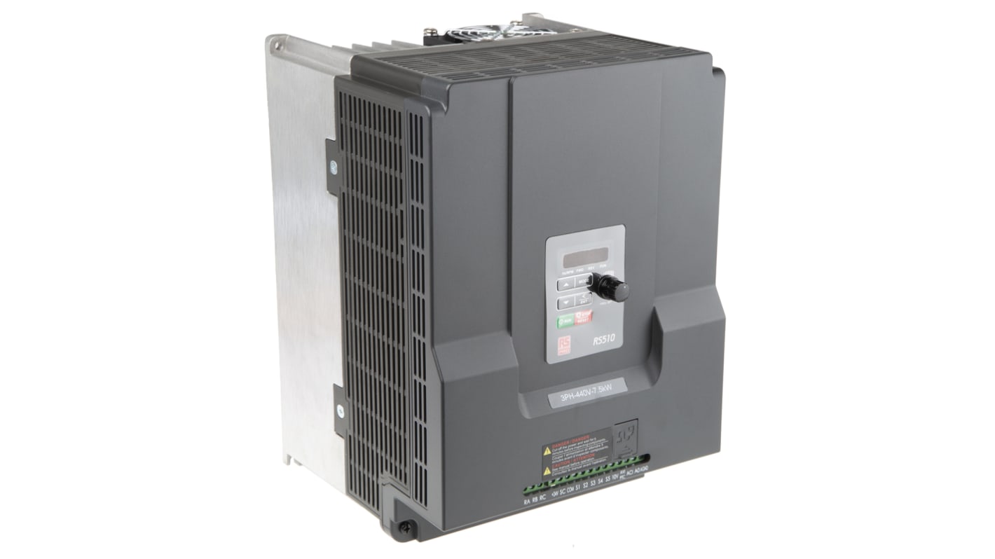 Przekształtnik częstotliwości 7,5 kW 3-fazowy 380 → 480 V ac 19,3 A PTC 599Hz BACnet, Modbus, RS485 Szeroka gama