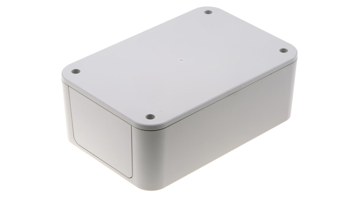 Takachi Electric Industrial PF Series White ABS Enclosure, IP40, White Lid, 150 x 100 x 35mm