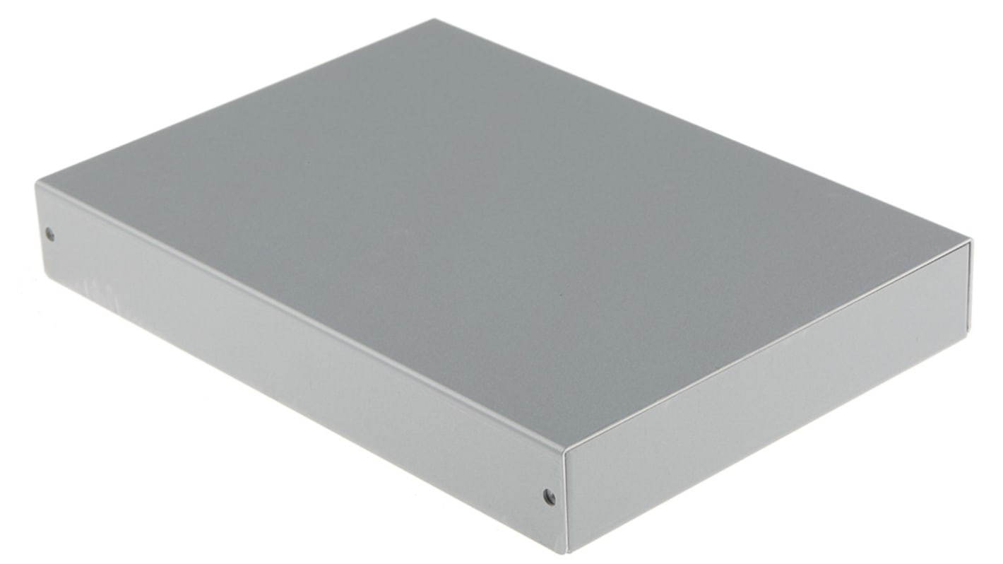 Takachi Electric Industrial MB Series Silver Aluminium Enclosure, Silver Lid, 210 x 150 x 30mm