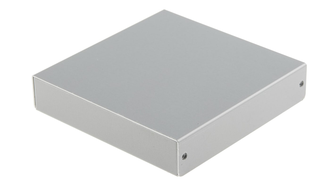 Caja Takachi Electric Industrial de Aluminio Plateado, 120 x 120 x 25mm