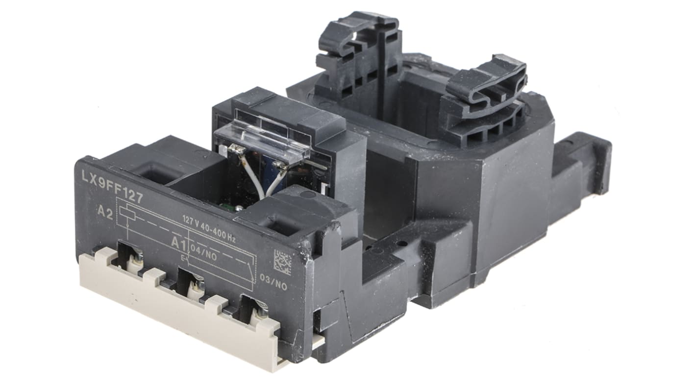 Bobina de contactor Schneider Electric TeSys LX9F, 127 Vac, para uso con LC1F115, LC1F150