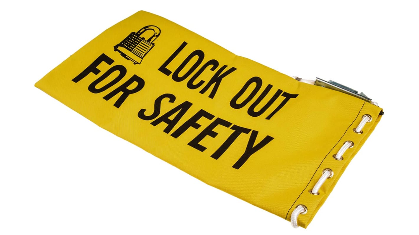 Brady Yellow Rugged Canvas Lockout Device