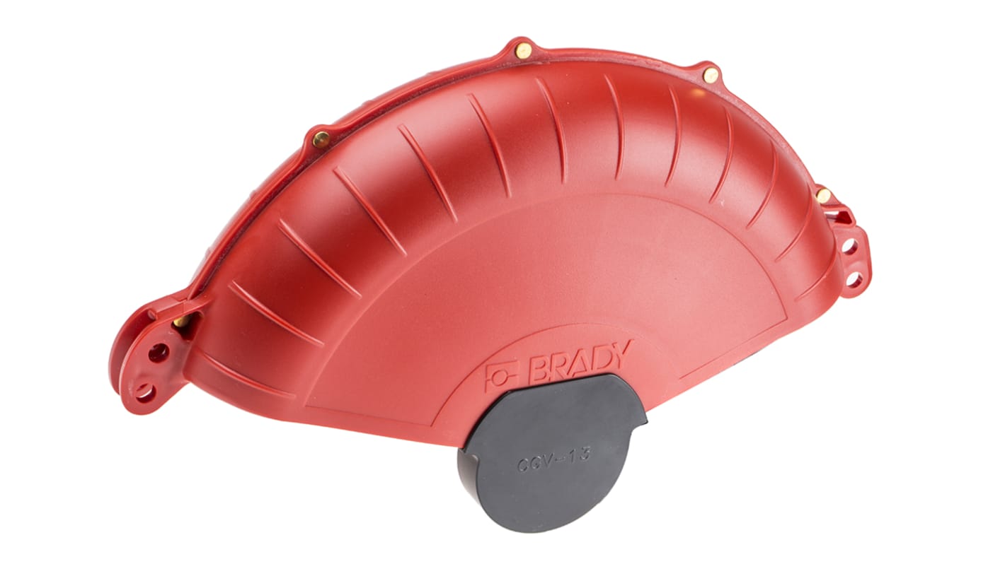 Brady ABS Halter Typ Armaturabsperrung, 330mm bis 457mm, Ø 9.53mm, Rot