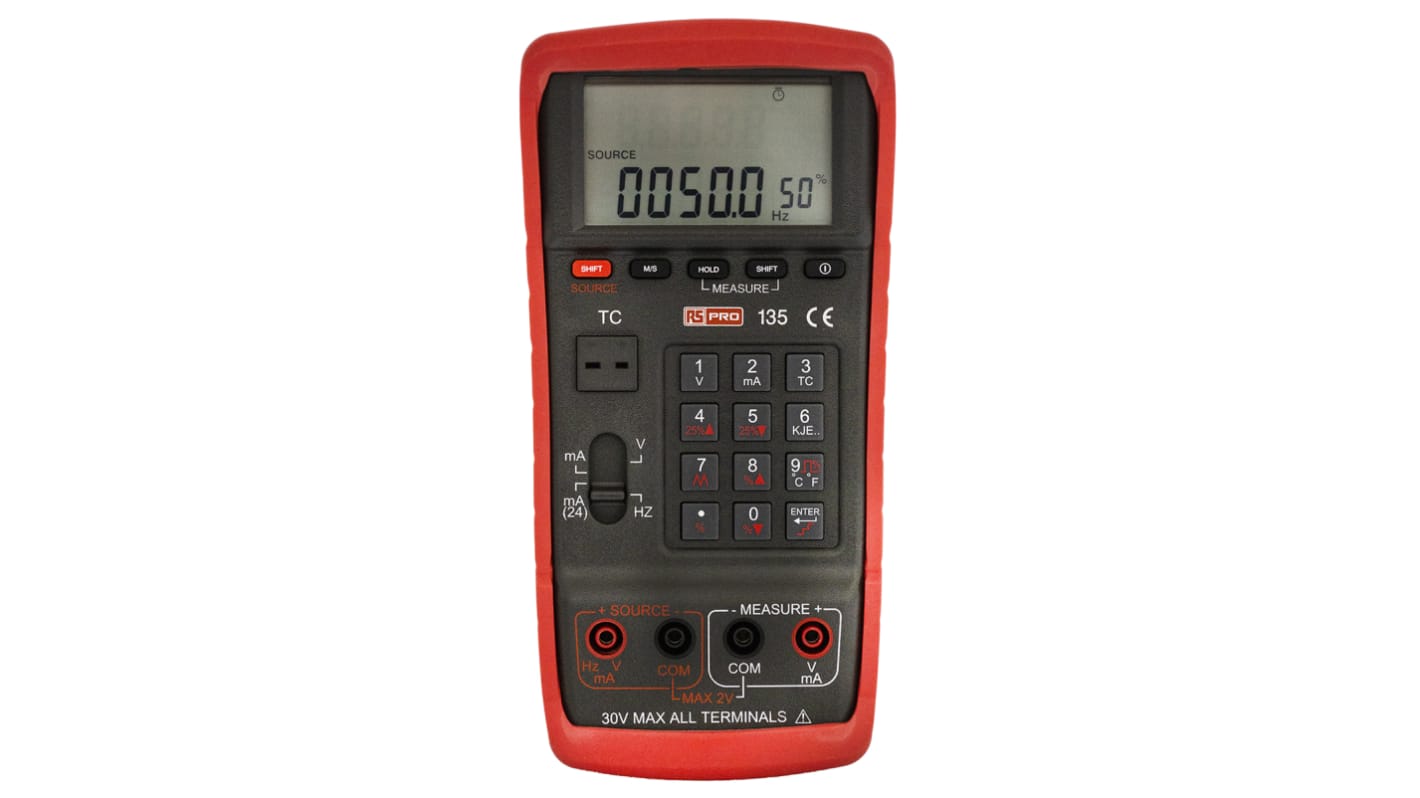 RS PRO RS 135 Loop Calibrator, - RS Calibration