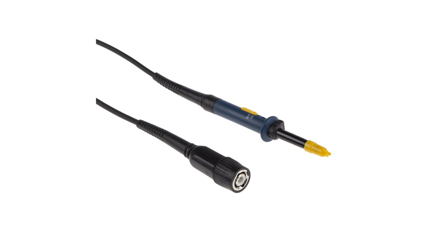 Pico Technology TA386 Oscilloscope Probe, Passive Type, 200MHz, 1:1, 1:10, Hook Clip Connector