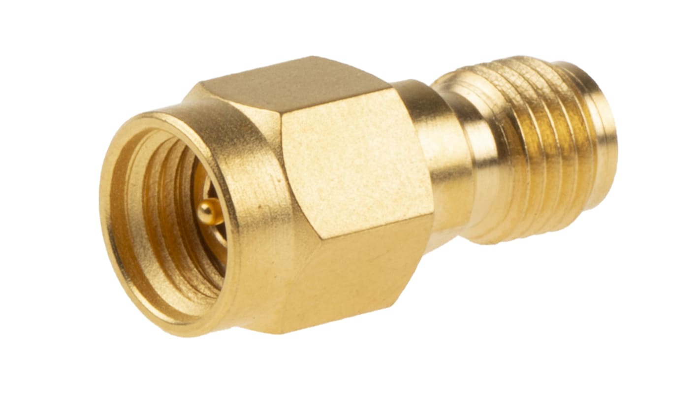 Conector coaxial Cinch 145-0901-821, Macho, Recto, Impedancia 50Ω, Terminación de Soldador, 0 to 40GHz +165°C -65°C, Oro