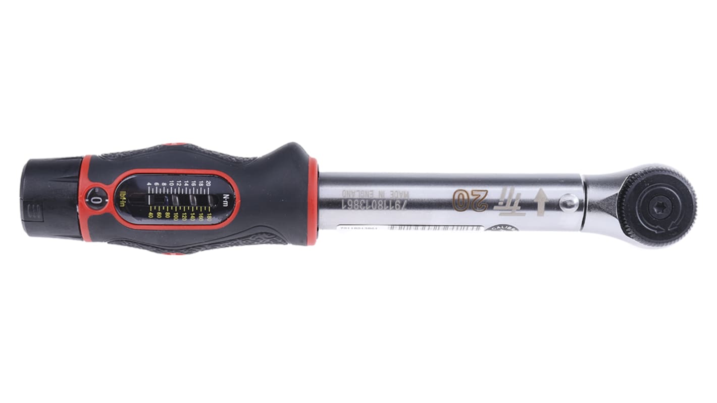 Klucz dynamometryczny zapadkowy 4 → 20Nm Norbar Torque Tools 3/8 cala Kwadratowy ±3%