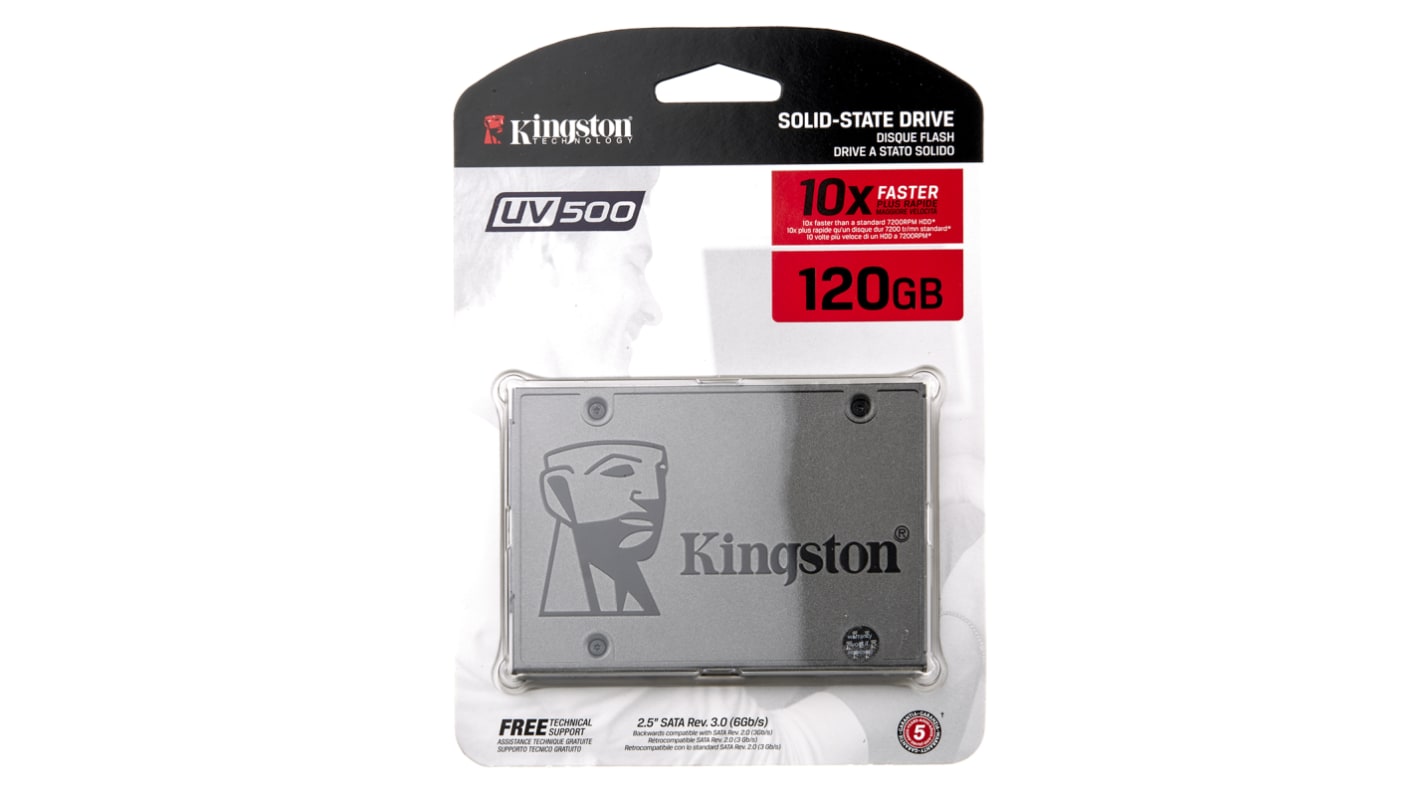 Kingston UV500 2.5 in 120 GB Internal SSD Drive