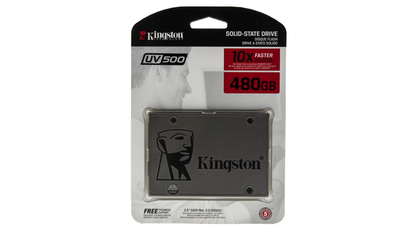 Kingston UV500 2.5 in 480 GB Internal SSD Drive