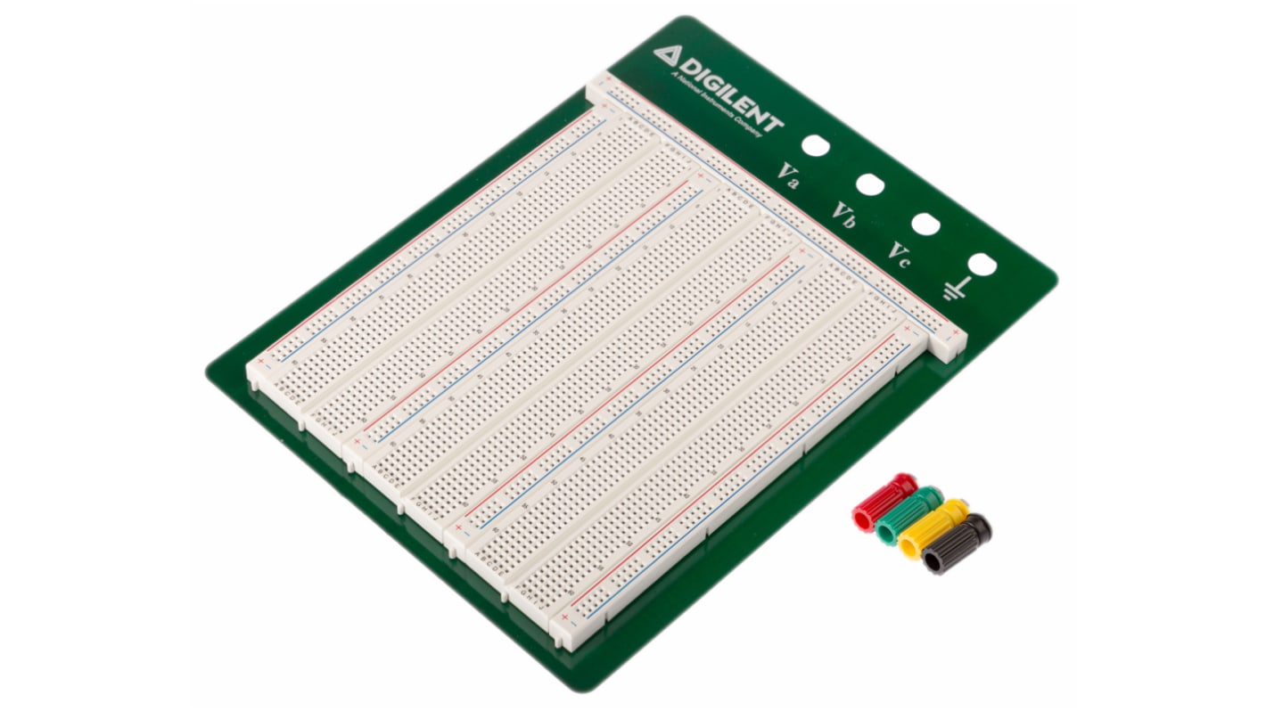 340-002-1, Eksperimentalplade (breadboard) Loddefrit forsøgsprintkortsæt, 230 x 175 x 31mm