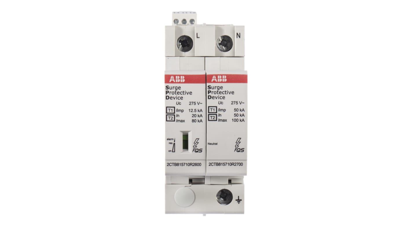 2CTB815710R0100 ABB, OVR 275 V Maximum Voltage Rating 80kA Maximum