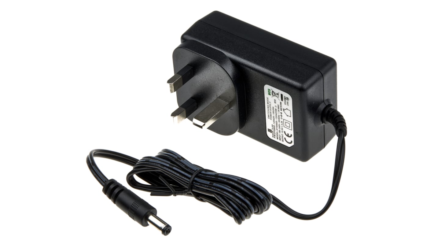 RS PRO 50W Plug In Power Supply 12V dc Output, 4.2A Output