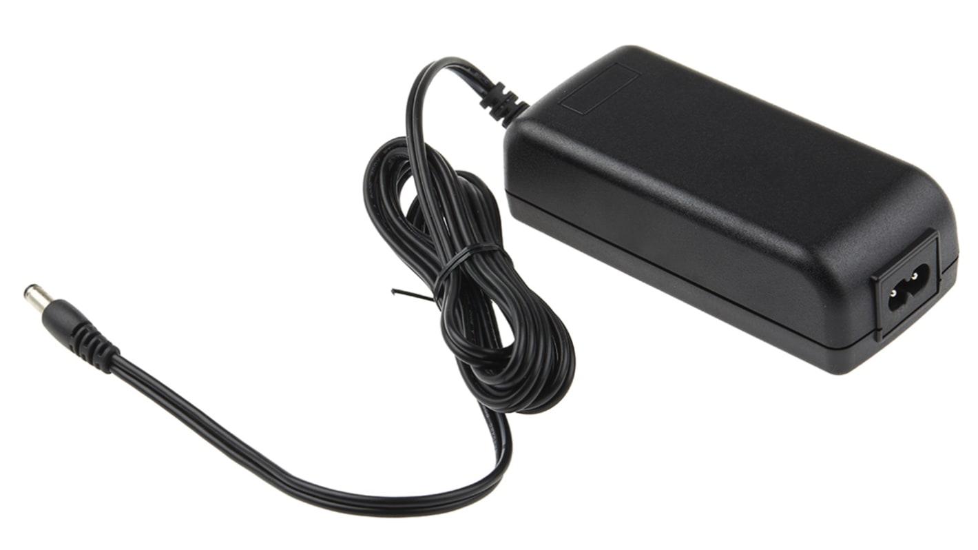 RS PRO 15V dc AC/DC-adapter, 3.33A, 50W, IEC 320-C8