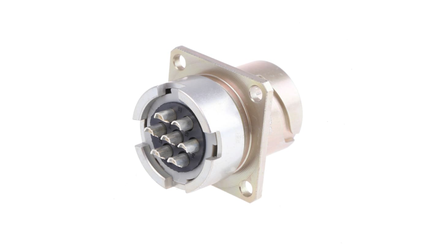 Souriau Sunbank by Eaton Circular Connector, 7 Contacts, Panel Mount, Socket, Female, IP65, 840 Series