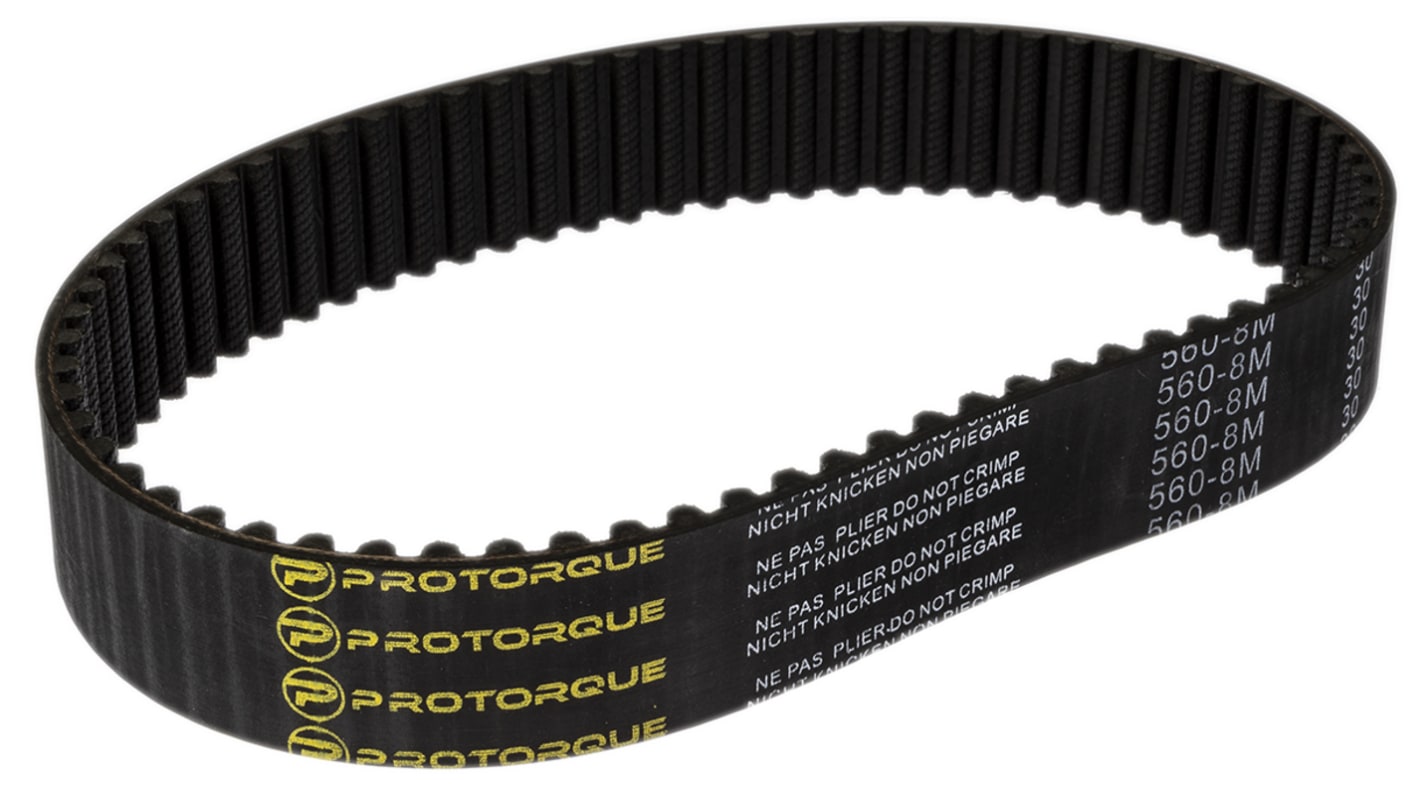 Courroie synchrone RS PRO Caoutchouc, 560mm x 30mm, 70 dents