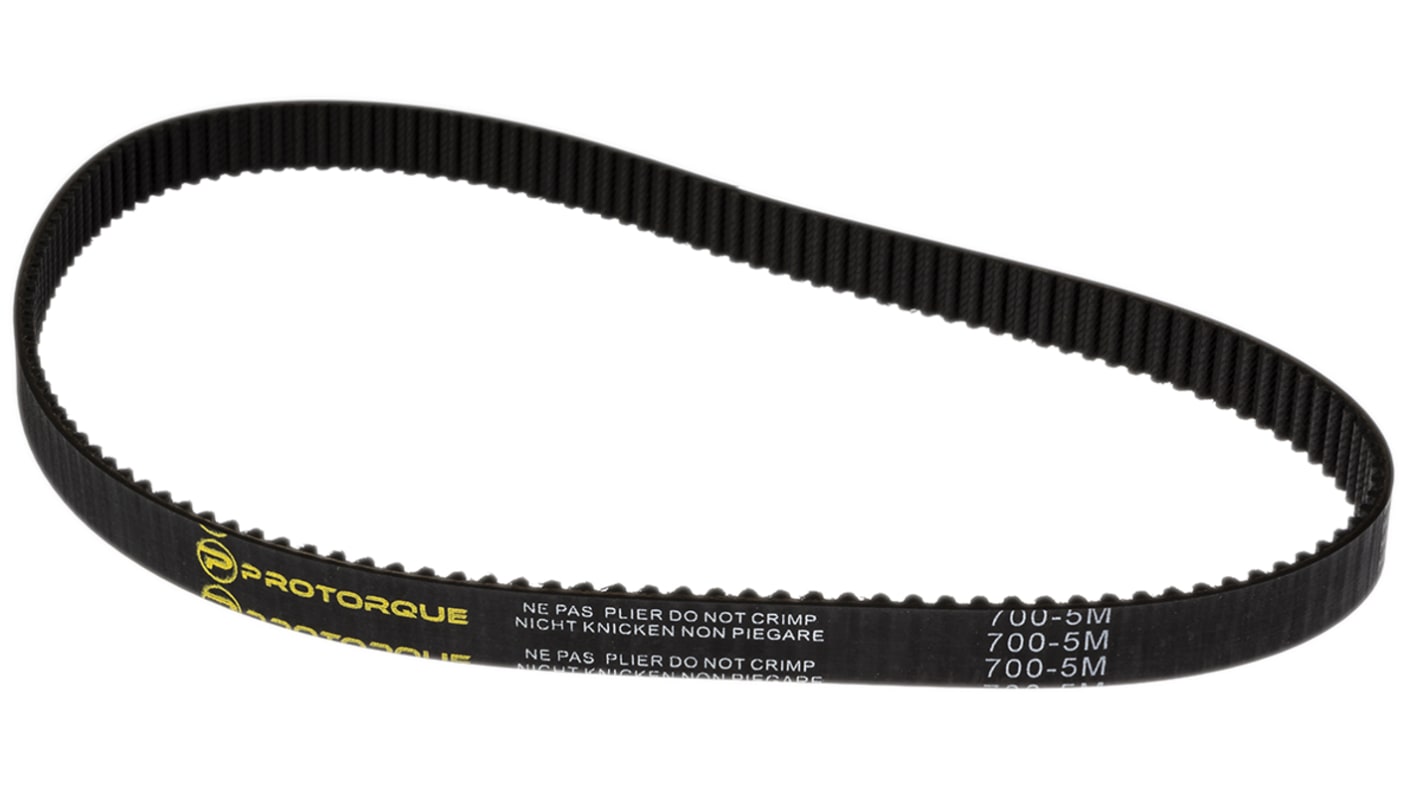 Courroie synchrone RS PRO Caoutchouc, 700mm x 15mm, 140 dents