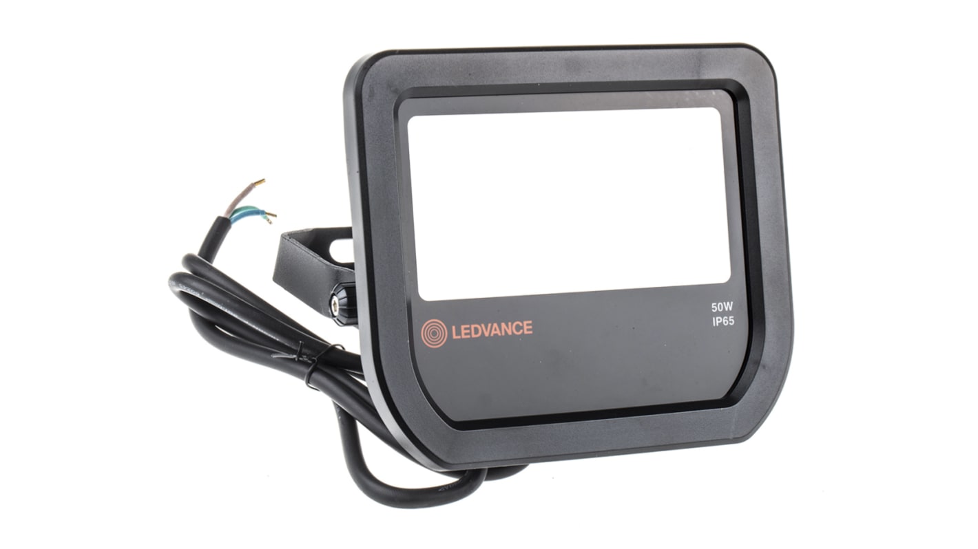 LEDVANCE, Fluter 50 W, 220 → 240 V ac / 5250 lm, 155 x 180 x 46 mm, IK07, IP65