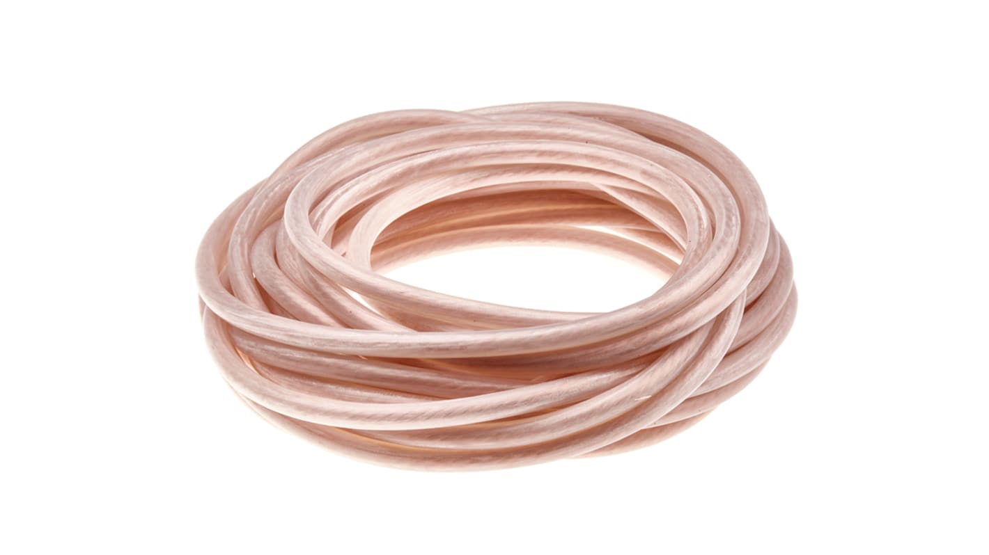 Staubli SiliStrom Series Transparent 25 mm² Hook Up Wire, 6384/0.07 mm, 10m, Silicone Insulation