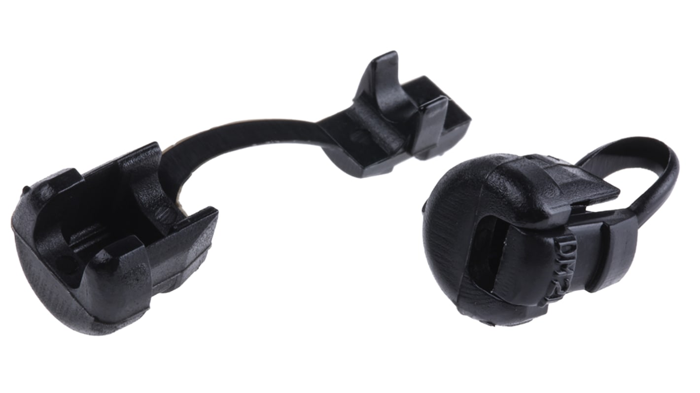 01310032010 SES Sterling Black PA 6 9.5mm Cable Grommet for 3 → 4.5mm