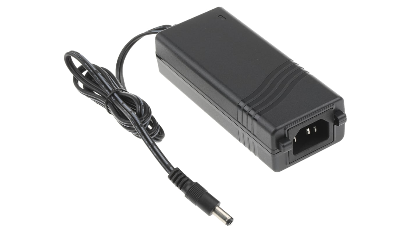 XP Power 45W Power Brick AC/DC Adapter 24V dc Output, 2A Output