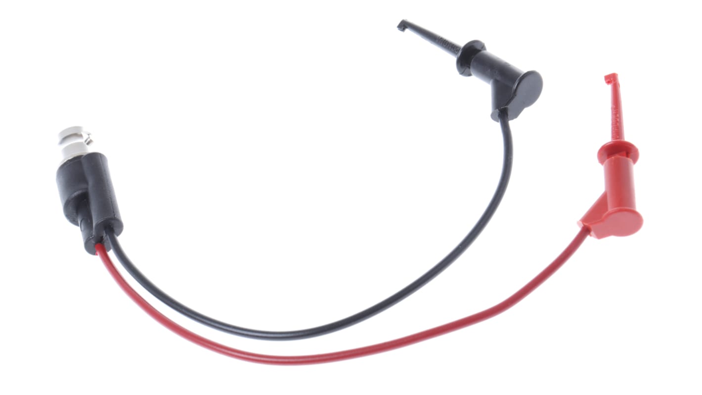 Cable de prueba BNC Pomona de color Negro, Rojo, Hembra, 150V ac, 140mm
