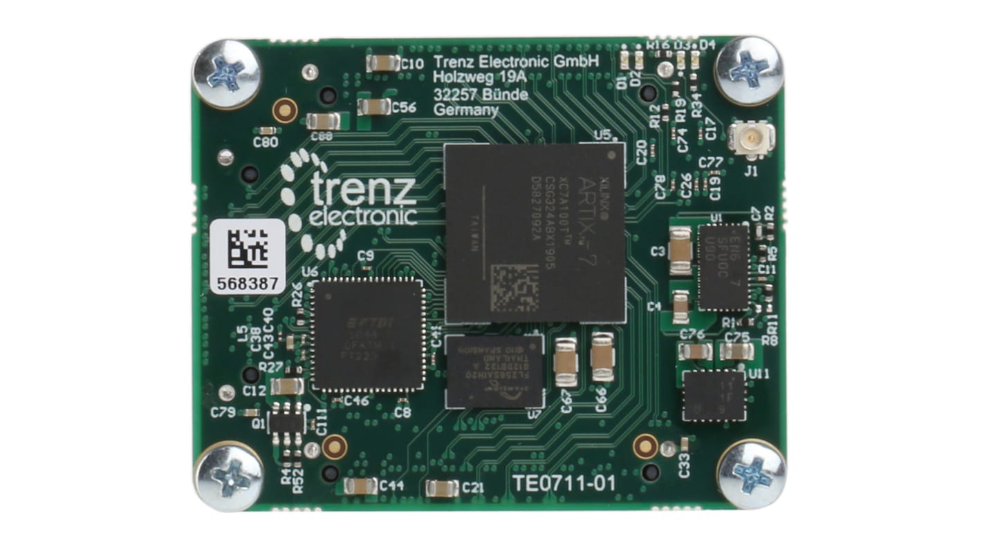 Trenz Electronic GmbH プログラマブルロジック開発ツール CPLD, FPGA CPLD、FPGA 開発モジュール High IO Xilinx Artix-7 100T Module with speedgrade