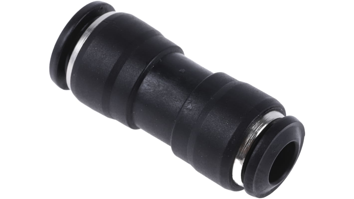 RS PRO Push-in Fitting, Push In 8 mm to Push In 6 mm, Tube-to-Tube Connection Style