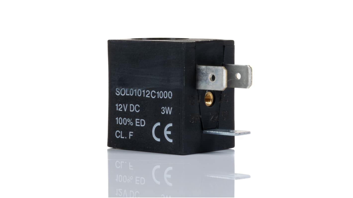 RS PRO 12 V dc Solenoid Valve Coil