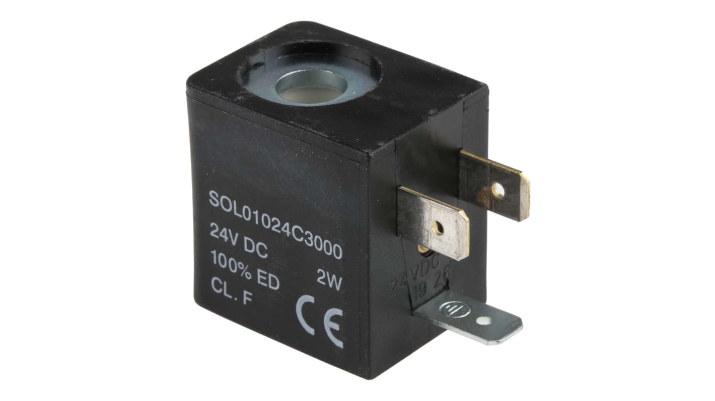 RS PRO Solenoid ventilspole 24 V dc