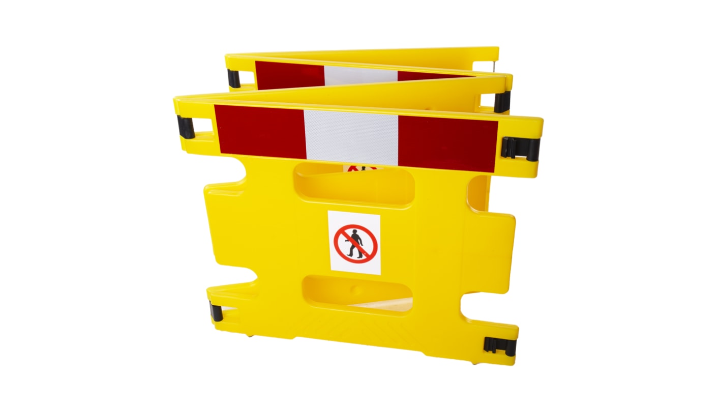 Addgards Yellow Folding Barrier