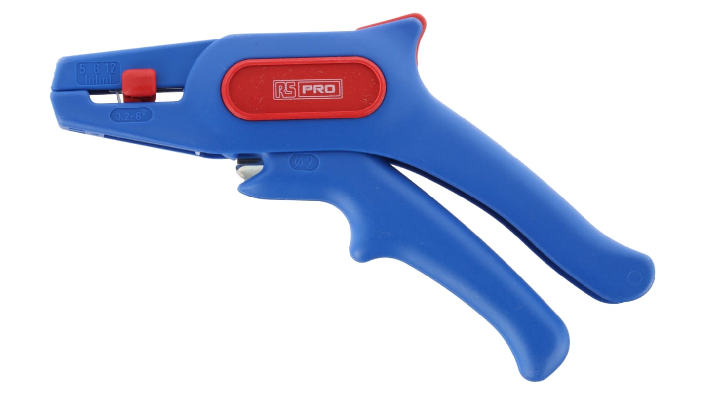 RS PRO Wire Stripper, 0.2 mm² Min, 6 mm² Max, 170 mm Overall