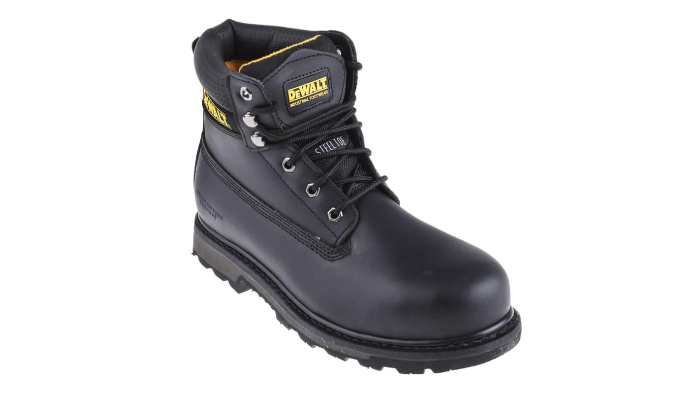Hancock Black 10 DeWALT Hancock Black Ankle Safety Boots, UK 10, EU