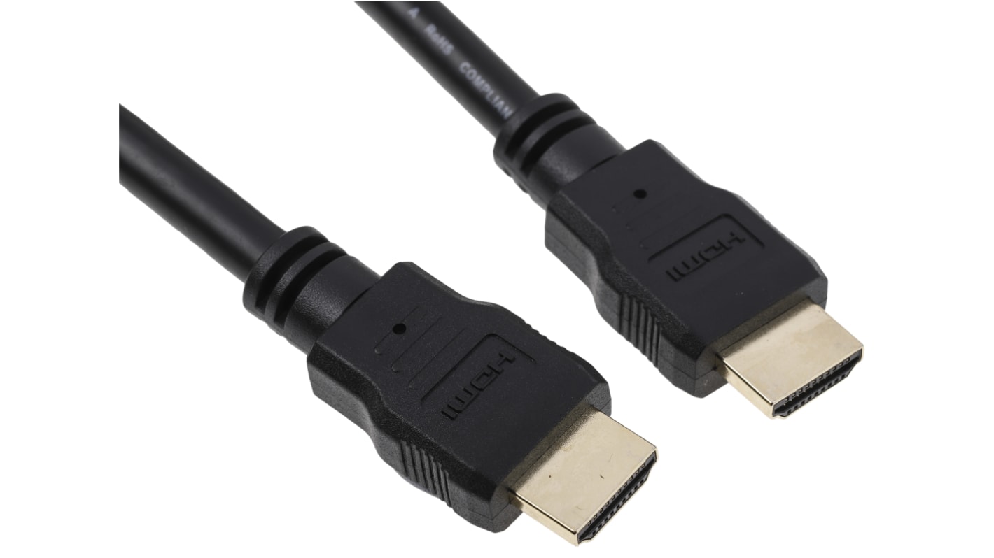 Cable HDMI Negro Startech, con. A: HDMI Macho, con. B: HDMI Macho, long. 30cm