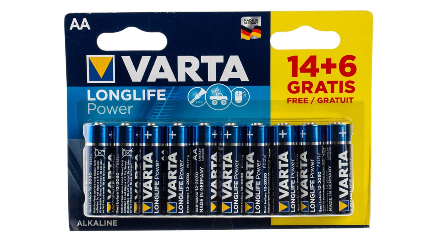 4906121492 | Pila AA alcalina, 2.97Ah | RS