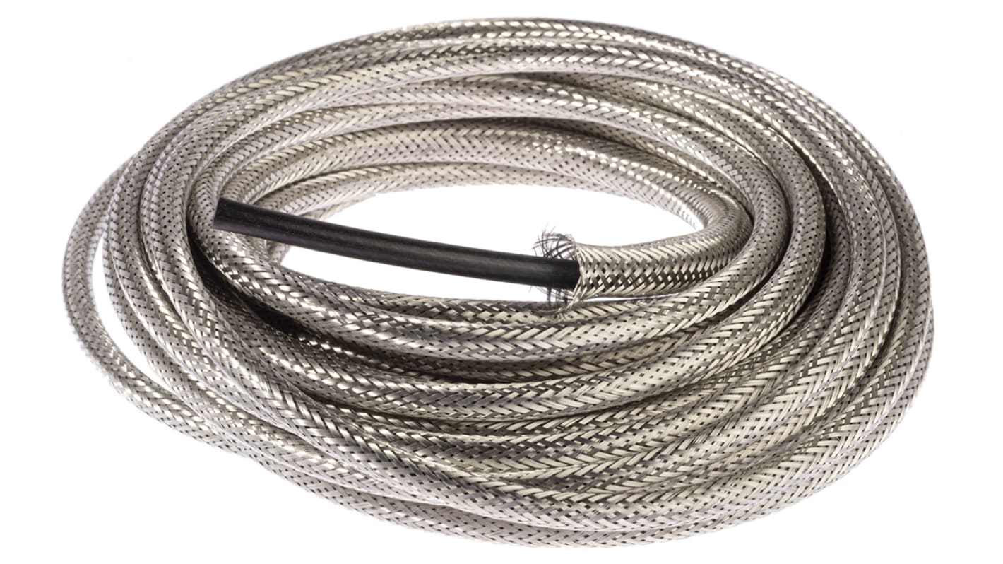 LWB1016.0(10) TE Connectivity Braided Copper Cable Sleeve, 6mm