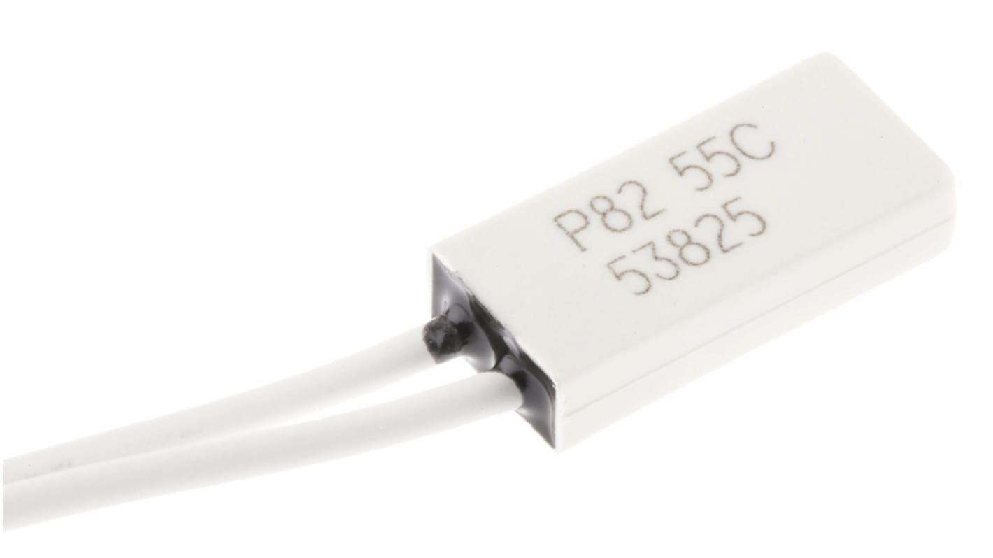 Limitor Thermosicherung +55°C 2,5 A 250V ac radial, 17.5mm x 4mm x 8mm