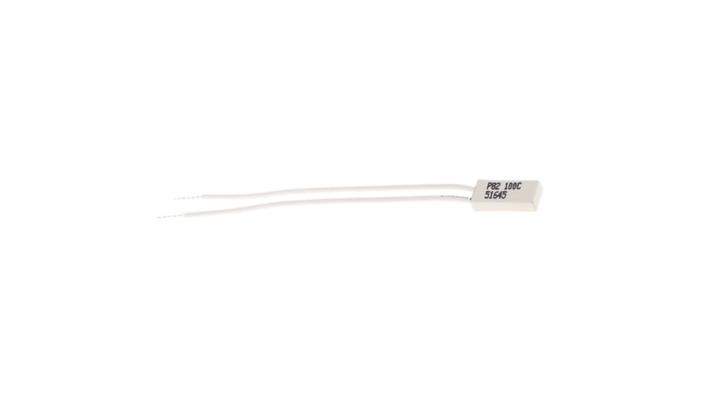 Limitor Thermosicherung +100°C 2,5 A 250V ac radial, 17.5mm x 4mm x 8mm