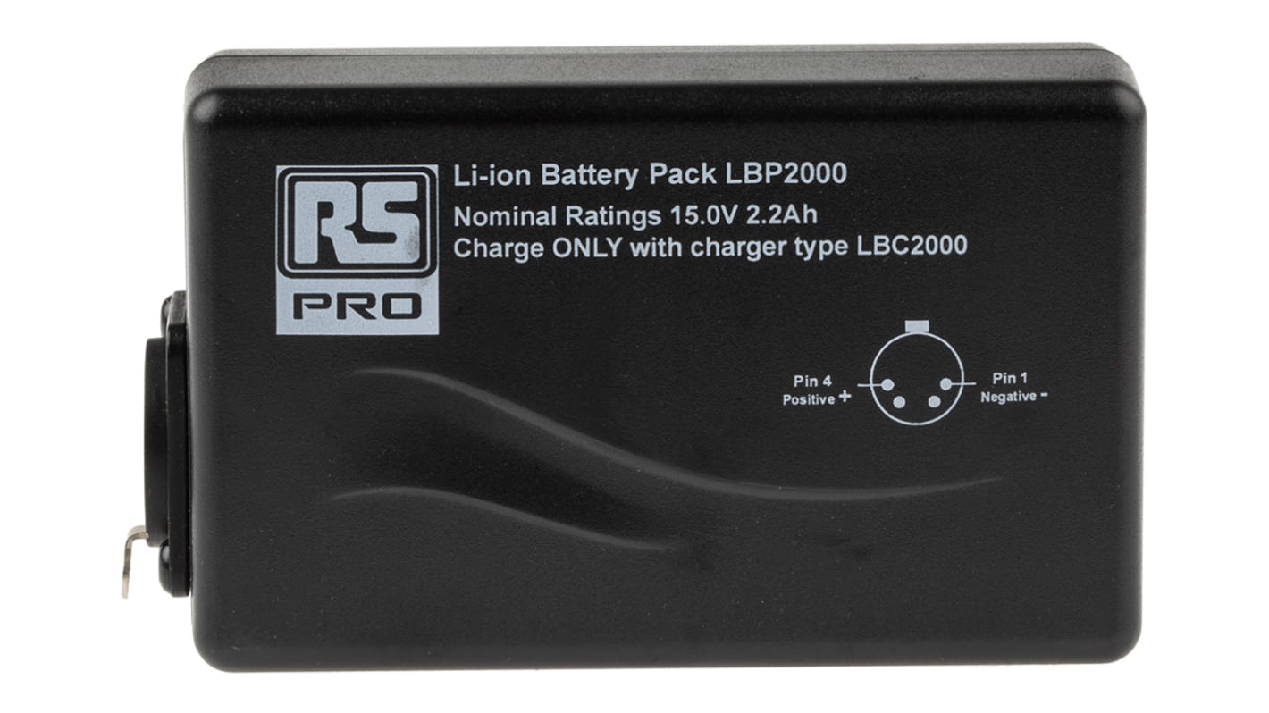 Pacco batterie ricaricabile RS PRO