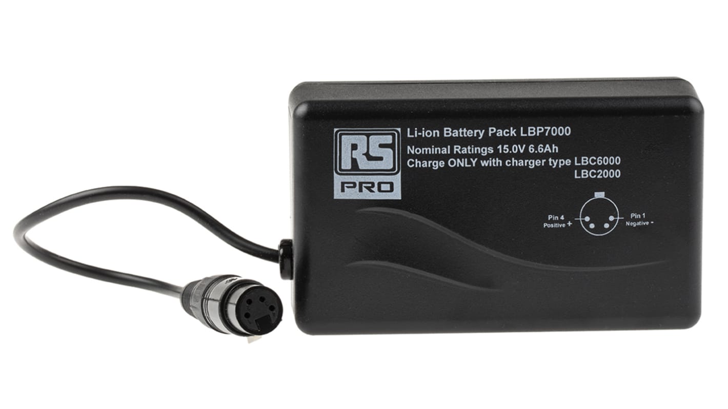Pacco batterie ricaricabile RS PRO