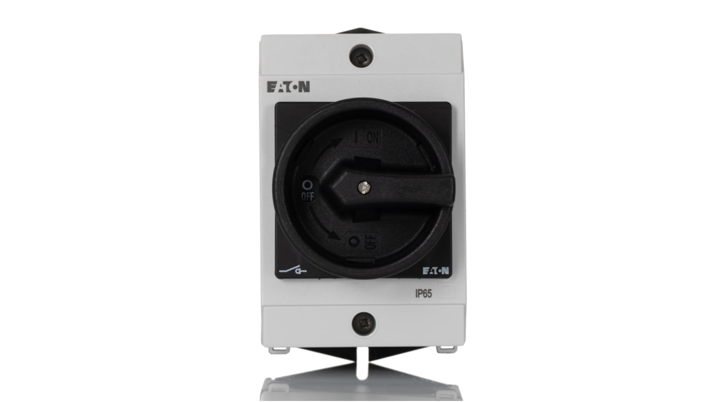 Eaton 6P Pole Surface Mount Isolator Switch - 20A Maximum Current, 5.5kW Power Rating, IP65