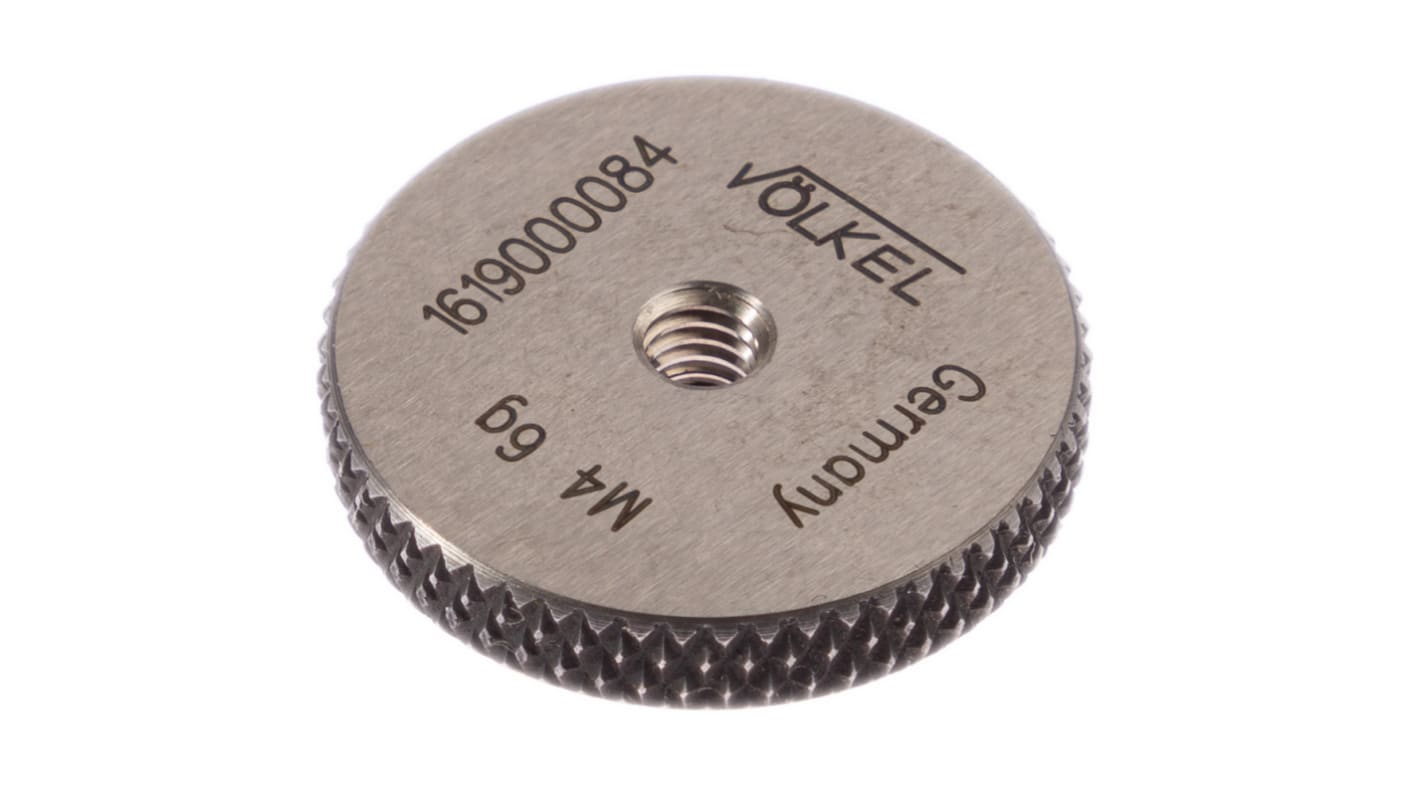 16190 Volkel M4 x 0.7 Ring Thread Gauge Ring Gauge, 0.7mm Pitch Diameter RS