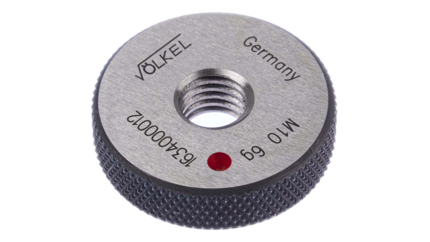 16340 Volkel M10 x 1.5 Ring Thread Gauge Ring Gauge, 1.5mm Pitch