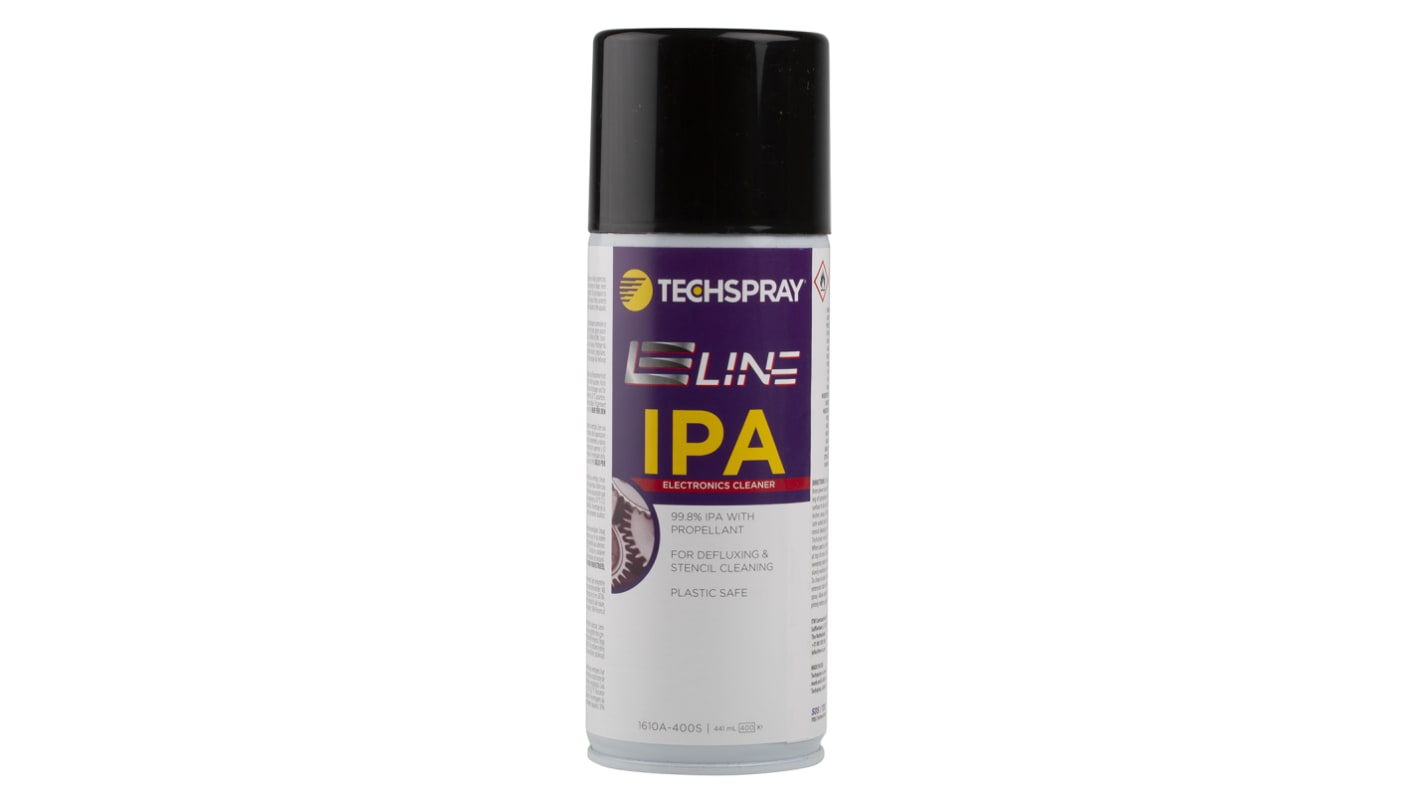 Alkohol izopropylowy (IPA) Środek do usuwania topników Techspray 418 ml Aerozol