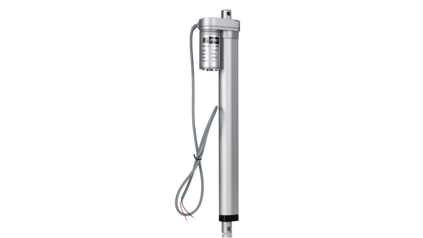 RS PRO Micro Linear Actuator, 300mm, 12V dc, 500N, 14.6mm/s