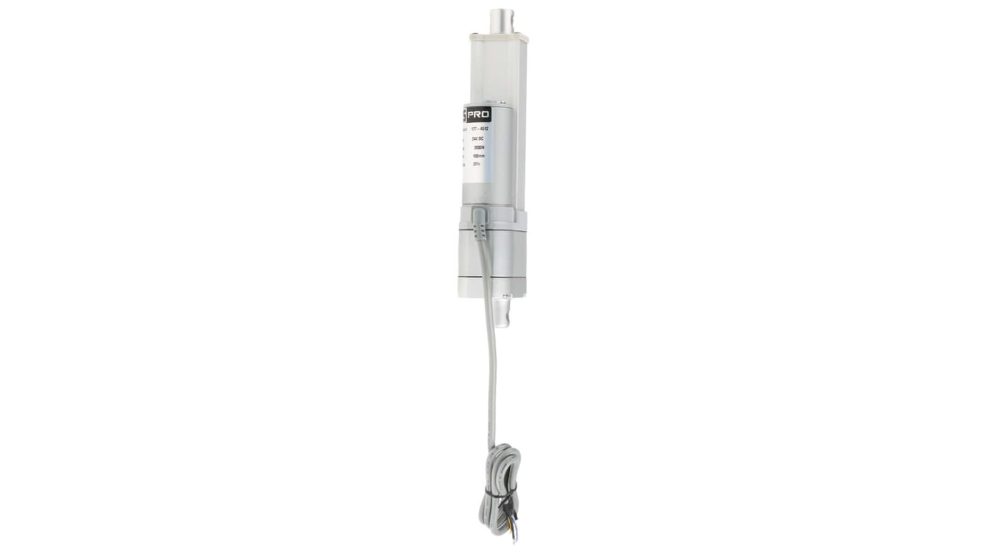 RS PRO Micro Linear Actuator, 100mm, 24V dc, 2000N, 7.6mm/s